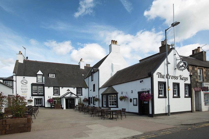 Hotel The Cross Keys Peebles Exterior foto